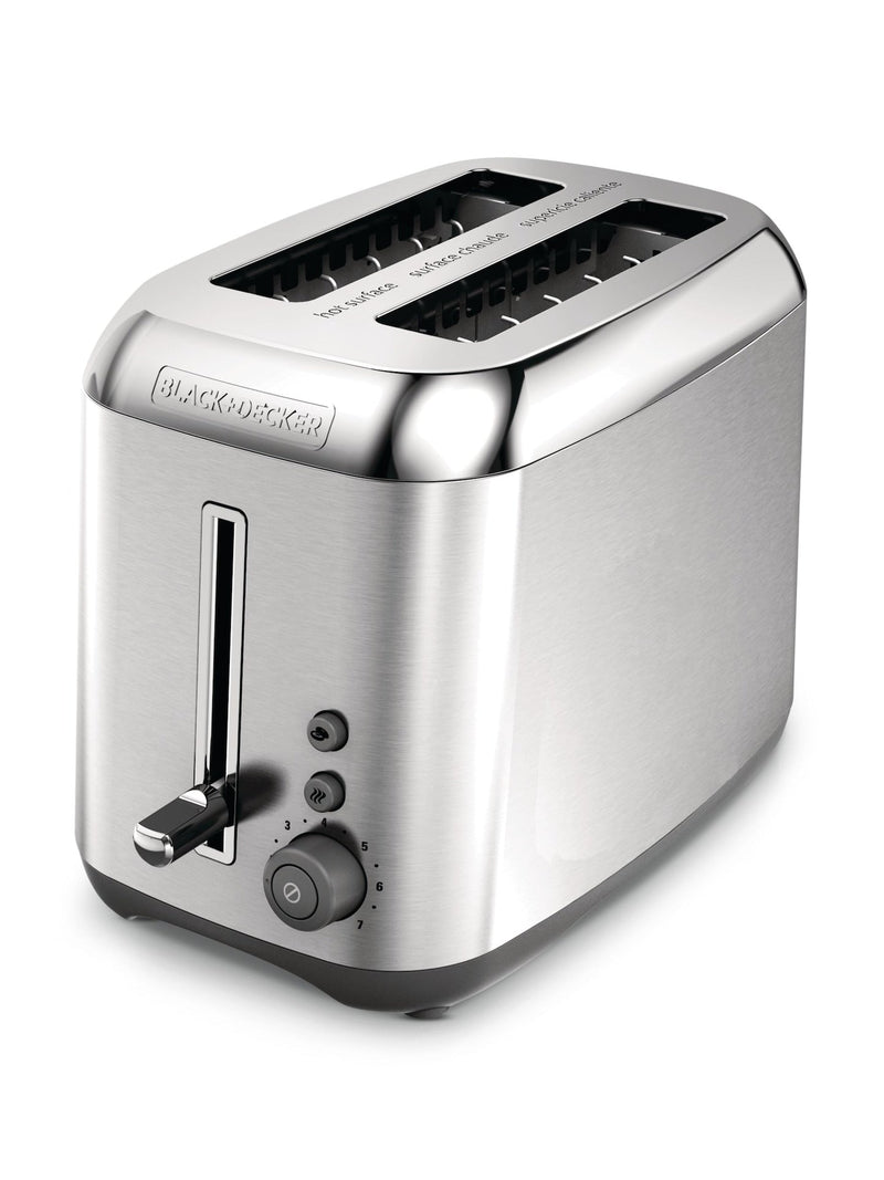 Kitchen Tools Extra Wide Slots Toaster with 7 Settings, Stainless Steel, 2-Slices Q6O3
