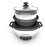Rice Cooker & Non-Stick Steamer White, 16 Cups M5M8 - product image 2