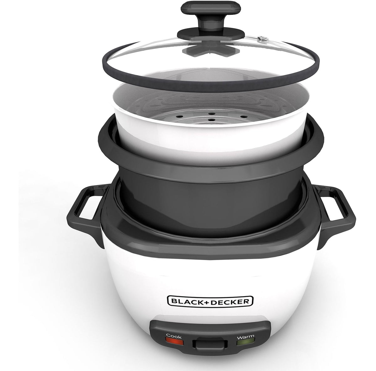Rice Cooker & Non-Stick Steamer White, 16 Cups M5M8 - product image 5