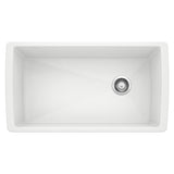 Diamond SILGRANIT 33-in Super Single Undermount Kitchen Sink, White P1A7 - product image 1