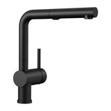 Linus Low Arc Pull-Out Dual-Spray Kitchen Faucet, Coal Black K3C8 - product image 1