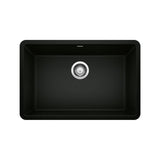 Precis SILGRANIT 27-in Single Bowl Undermount Kitchen Sink, Coal Black G1X6 - product image 1