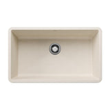 Precis SILGRANIT 32-in Super Single Undermount Kitchen Sink, Soft White Z7M6 - product image 1