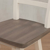 Alice Grey/White Swivel Counter/Bar Stool with Back Rest, 2-pc V9N4 - product image 4