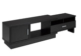 Darel 48-in Expandable Dark Cherry TV Stand with Storage Shelf and Cabinet Z3M1 - product image 2