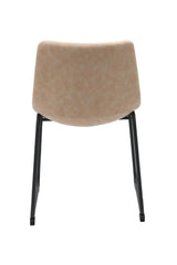 Rachel Vintage Beige Fabric Upholstered Dining Chair, 2-pc Q7H3 - product image 8