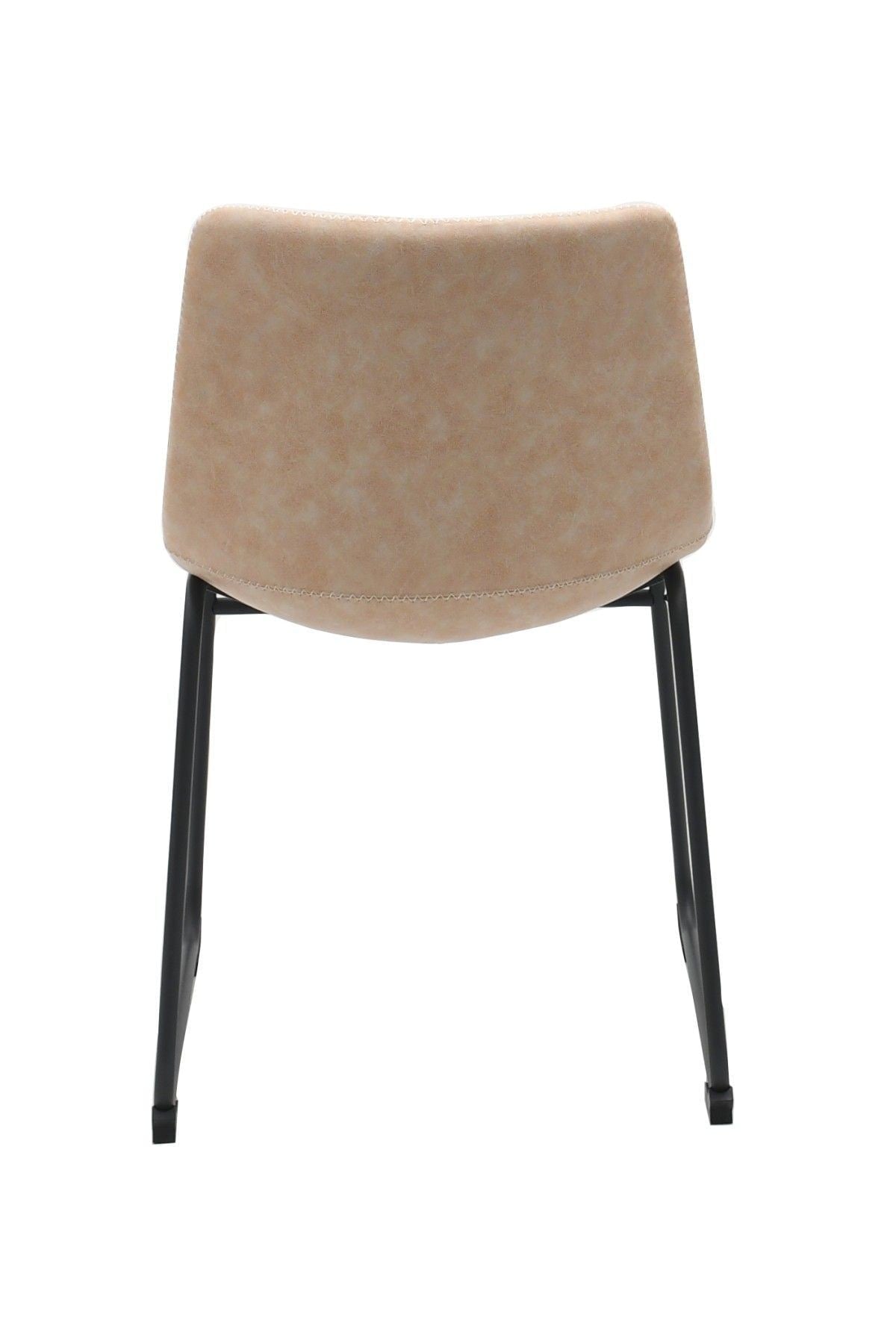 Rachel Vintage Beige Fabric Upholstered Dining Chair, 2-pc Q7H3 - product image 8