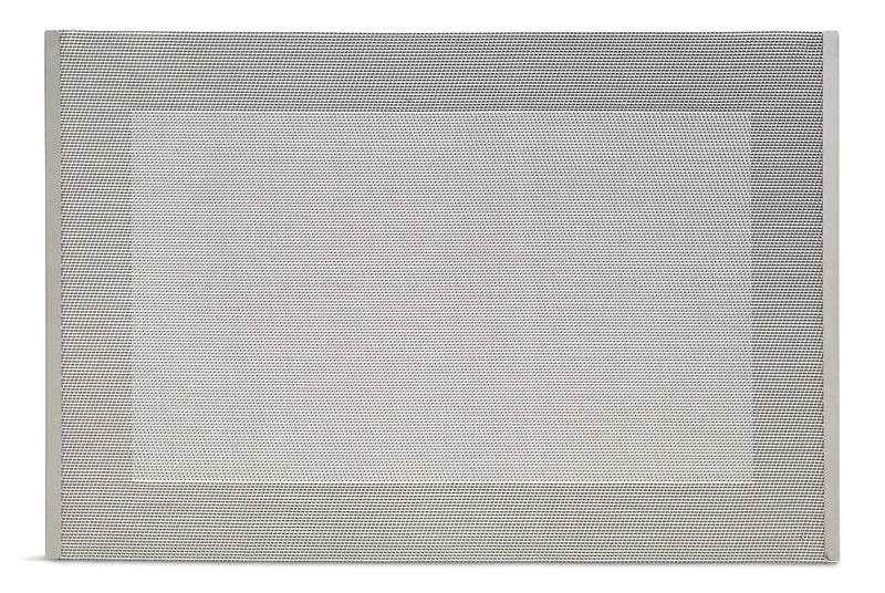 Bristol Rectangle Vinyl & Polyester Placemats, 13-in x 19-in, 4-pk F2Y6