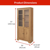 Donevan Multi-Purpose Cabinet, Oak K2Z1 - product image 3