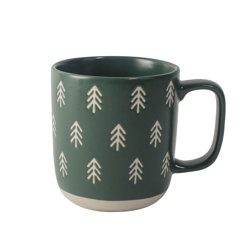 Evergreen Stoneware Mug, 13-oz H6J2