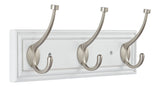 Galena Stainless Steel 3-Hook Rail, White, 16-in L2S0 - product image 1