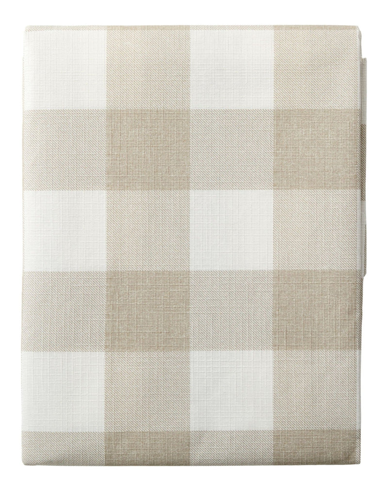 Indoor/Outdoor Plaid PEVA Table Cloth, 60-in x 84-in B4W0