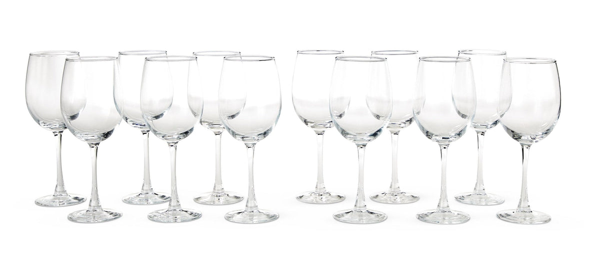 Lead-Free Stemmed Wine Glass Set, 15.5-oz, 12-pk N1R1 - product image 1
