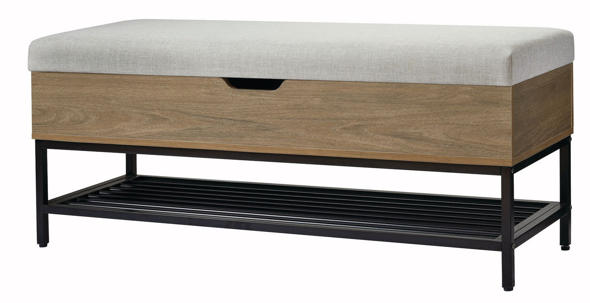 Leaside Upholstered Storage Bench L7D2 - product image 1
