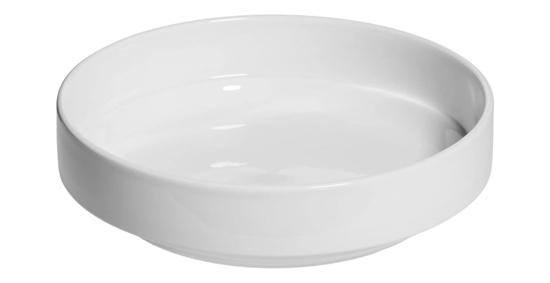 Modern Edge Porcelain Dinner Bowl, 7.8-in, White R8X9