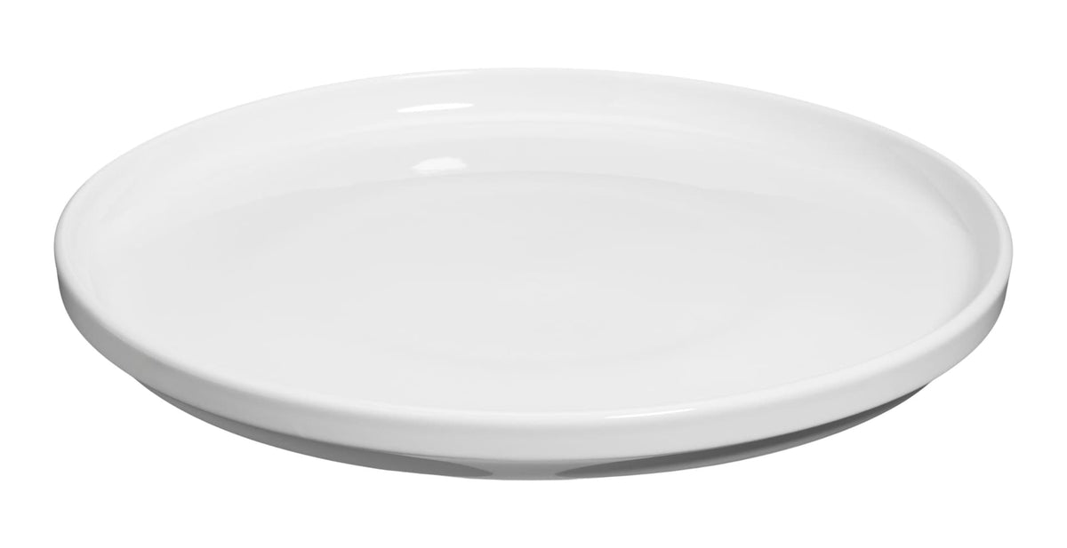 Modern Edge Porcelain Dinner Plate, 10.5-in, White Q9D7 - product image 1