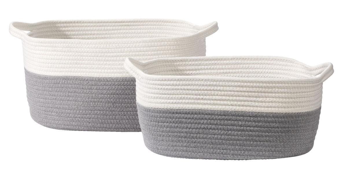 Nesting Rope Baskets Set, 2-pk Z8Q1 - product image 1