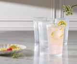 Ribbed High Ball Glass Set, Lead-free, 4-pc Q6O6 - product image 6