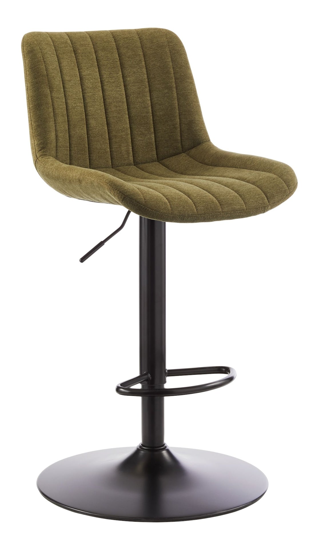 Rory Adjustable Height Gas-Lift Swivel Bar Stool, Green M3S9 - product image 1