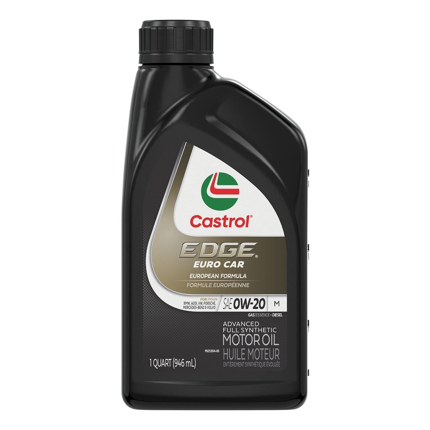 Edge Synthetic Euro M 0W20 Motor Oil, 946-mL H8N1 - product image 1