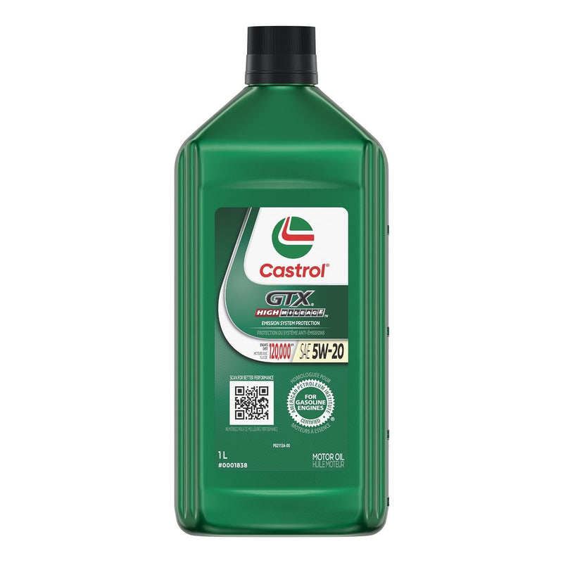 GTX High Mileage 5W20 Conventional Engine/Motor Oil, 1-L A3M0