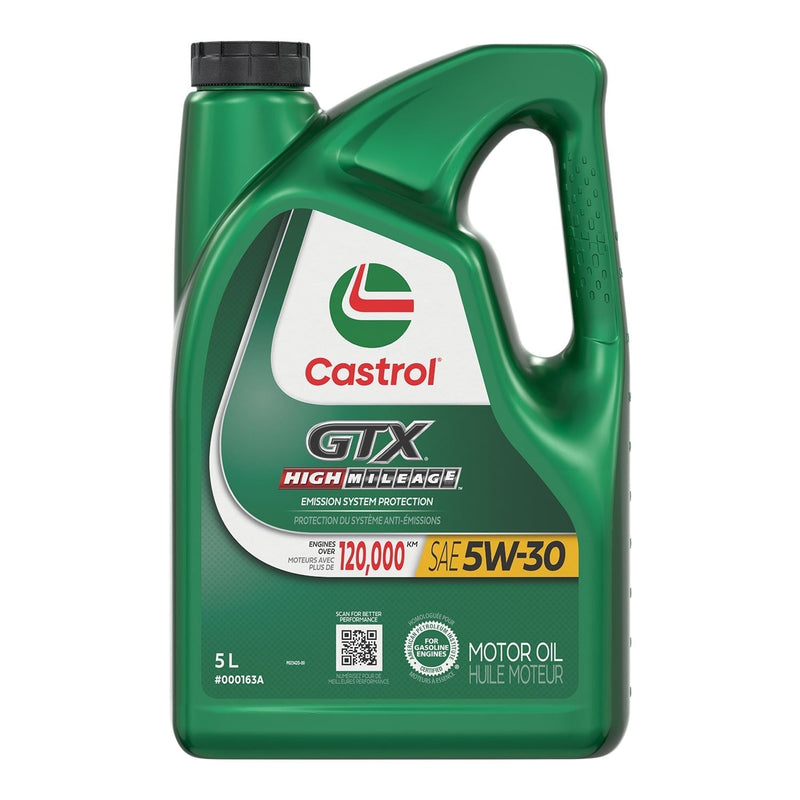 GTX High Mileage 5W30 Conventional Engine/Motor Oil, 5-L I6N7