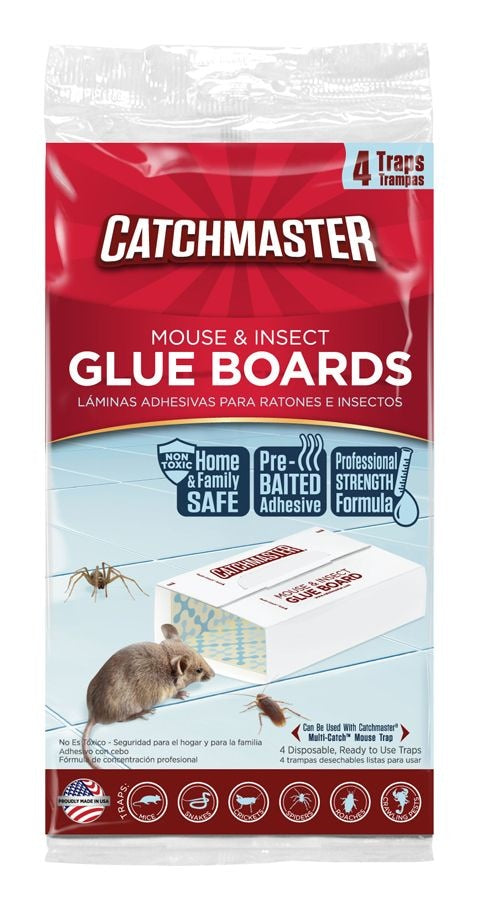 Rodent Glue Board, 4-pk V0V7