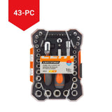 Home Repair Tool & Socket Set, 43-pc X3S7 - product image 5