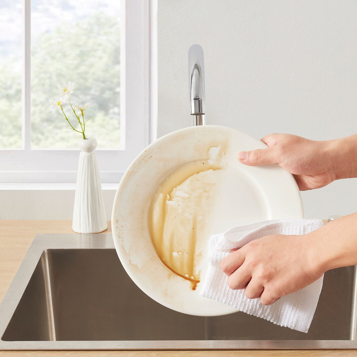 Ribbed Terry Bar Mop Dishcloth Kitchen Set, 12-in x 12-in, 6-pk B5C6 - product image 6