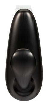 Large Decorative Metallic Hook with Adhesive Strips, Oil Rubbed Bronze, 5-lbs, 1 Strip per Pack D3N2 - product image 1