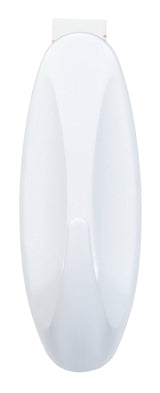 Large Designer Hook with Adhesive Strips, White, 5-lbs, 1 Strip per Pack N7U8 - product image 1