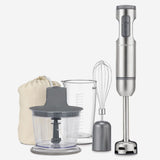 SmartStick 2-Speed Corded Hand Blender with Chopper & Whisk Attachments, Stainless Steel I7C3 - product image 1