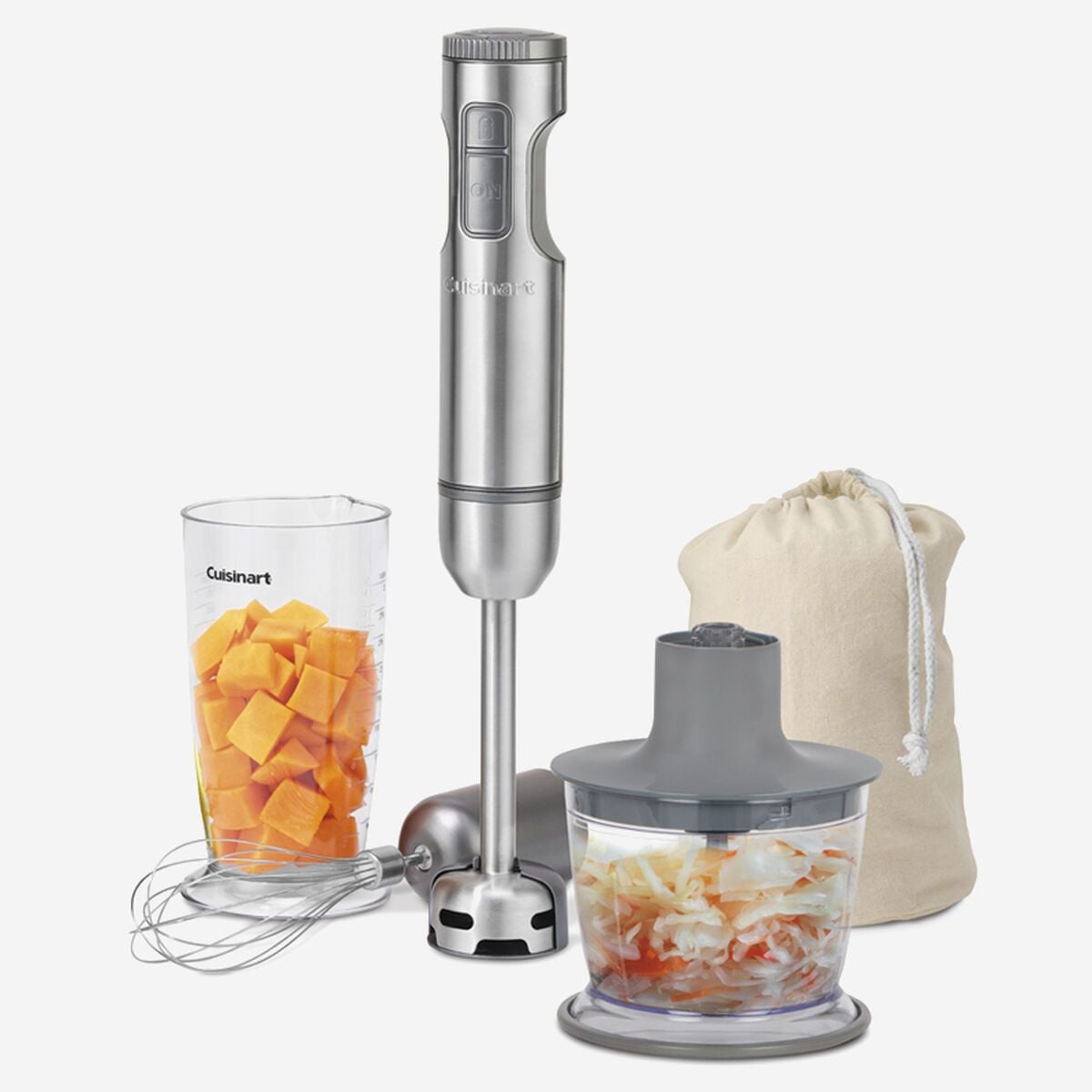 SmartStick 2-Speed Corded Hand Blender with Chopper & Whisk Attachments, Stainless Steel I7C3 - product image 4
