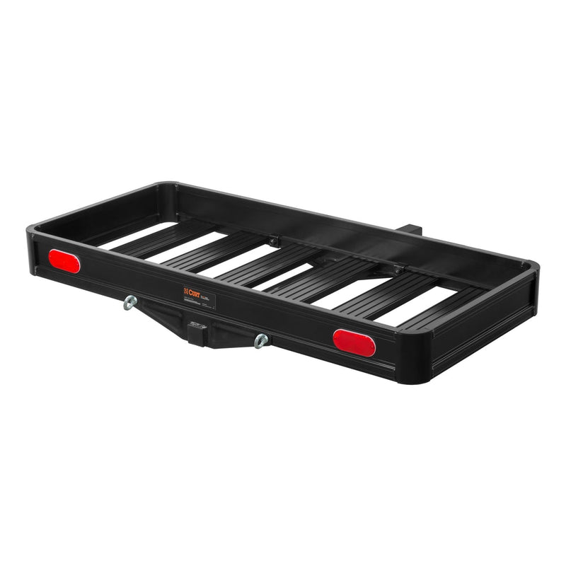 18113 Aluminum Hitch Mount Basket-Style Cargo Carrier, Fits 2-in Receivers, 49 x 22-in X7P5