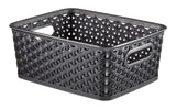 My Style Woven Storage Basket, Small, Black C7K5 - product image 1