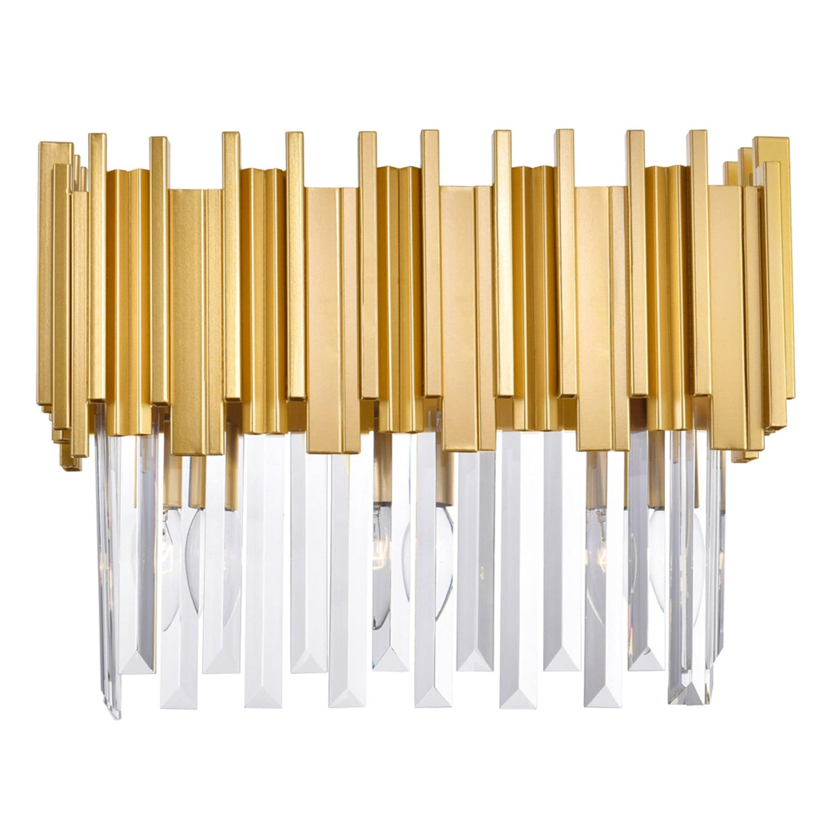 Lighting Deco 3-Light Medallion Gold Vanity Light L1M8 - product image 1