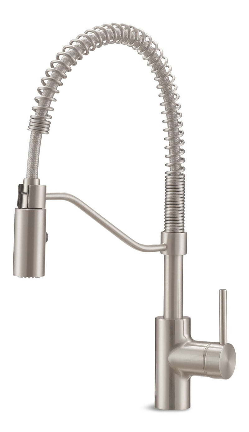 Jasper Single Handle Pull Down Kitchen Faucet, Stainless Steel G2H0