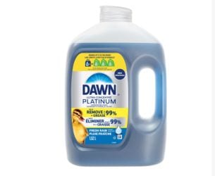 Platinum Liquid Dish Soap Detergent Refill, Fresh Rain, 1.52-L G5E0 - product image 1