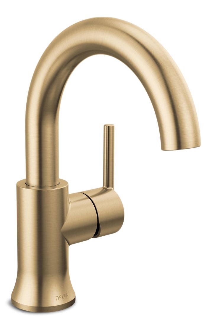 1-Handle High-Arc Lavatory Faucet, Champagne Bronze F0I5 - product image 2