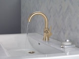 1-Handle High-Arc Lavatory Faucet, Champagne Bronze F0I5 - product image 6