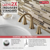 Lahara 2-Handle Widespread Faucet, Champagne Bronze Q7A8 - product image 3