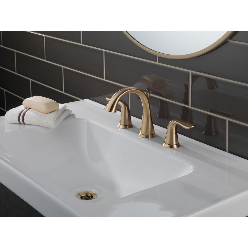 Lahara 2-Handle Widespread Faucet, Champagne Bronze Q7A8 - product image 5