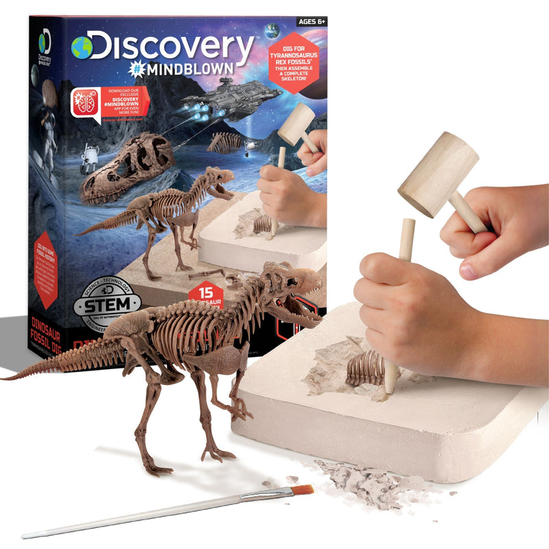 Dinosaur Skeleton T-Rex 3D Puzzle Excavation Kit/Educational Toy for Ages 6+ Z9I7