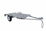 DK2 4x8-ft Single-Axle Galvanized Folding Utility Trailer C1X3 - product image 1