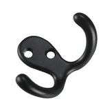 Double Wardrobe Hook, Matte Black, 4pk V8T3 - product image 1