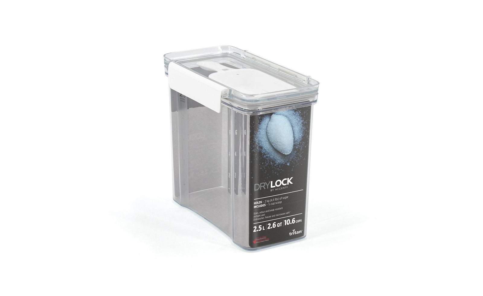 Tritan Pantry Plastic Food Storage Container with Airtight Seal, 2.5-L Q9P4 - product image 6