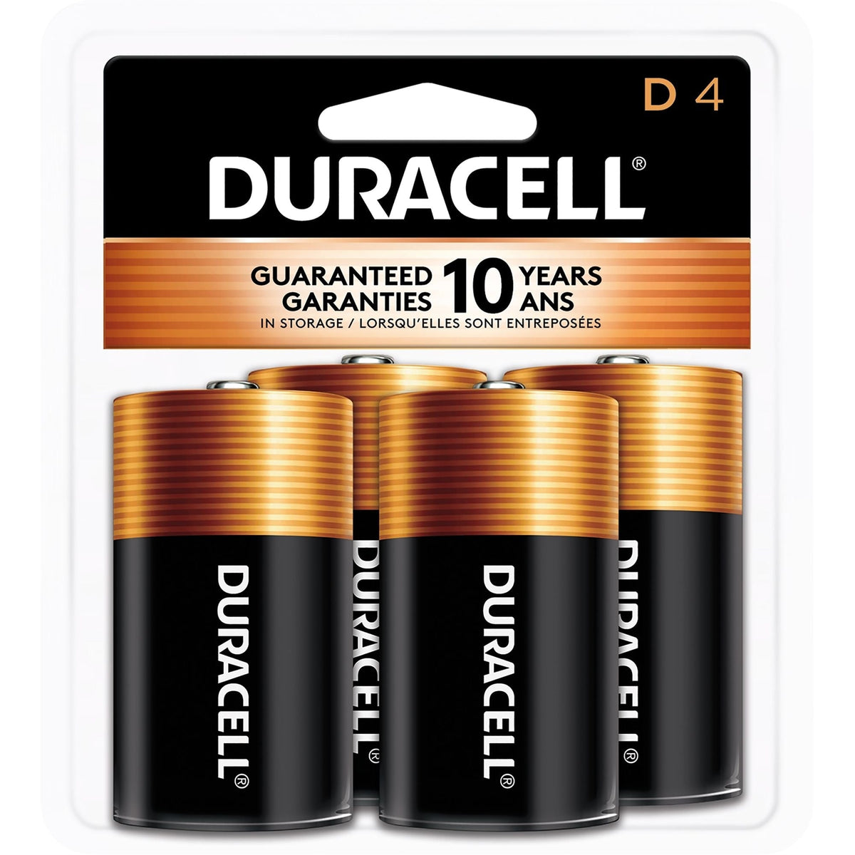 Coppertop D Alkaline Batteries, All Purpose, 4-pk M2M7 - product image 1