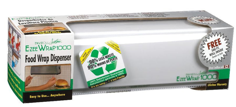 Wrap Non-stick Food Plastic Wrap Dispenser with 500-ft Plastic Wrap Included Y5J8