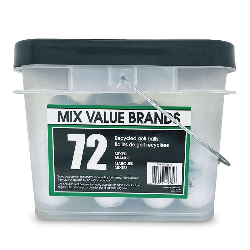 Grade B Mixed Recycled Golf Balls, 72-pk G2R3