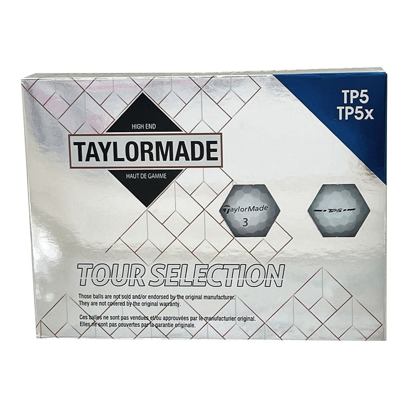 TaylorMade TP5/TP5X Recycled Golf Balls, White, 12-pk W5N3